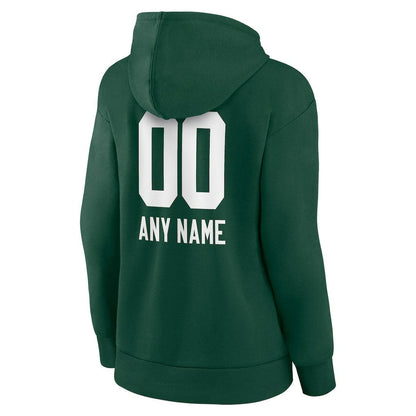 Green Bay Packers Women's Personalized Name & Number Team Wordmark Pullover Hoodie - Green online