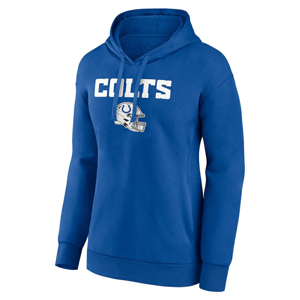Indianapolis Colts Women's Personalized Name & Number Team Wordmark Pullover Hoodie - Royal cheap