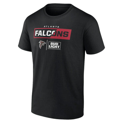 Atlanta Falcons NFL x Bud Light T-Shirt - Black sale