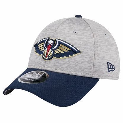 New Orleans Pelicans Active Digi-Tech Two-Tone 9FORTY Adjustable Hat - Heather Gray/Navy | New Era discount