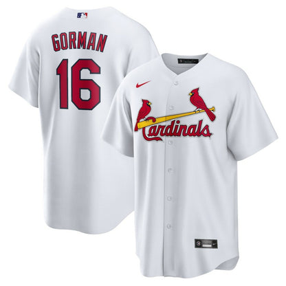 Nolan Gorman St. Louis Cardinals Home Replica Jersey - White | Nike