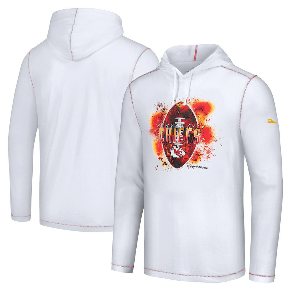 Kansas City Chiefs Graffiti Touchdown Pullover Hoodie - White outlet
