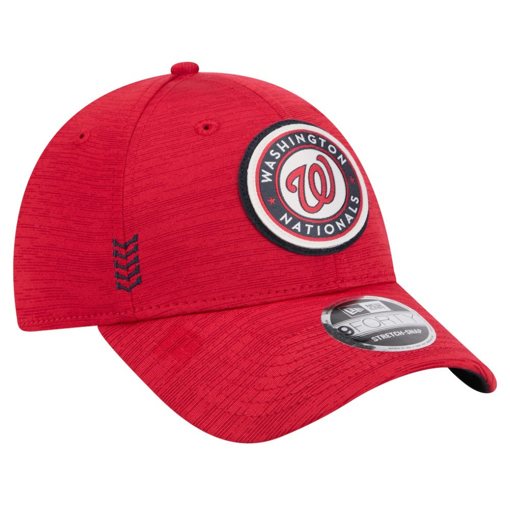 Washington Nationals 2024 Clubhouse 9FORTY Adjustable Hat - Red | New Era