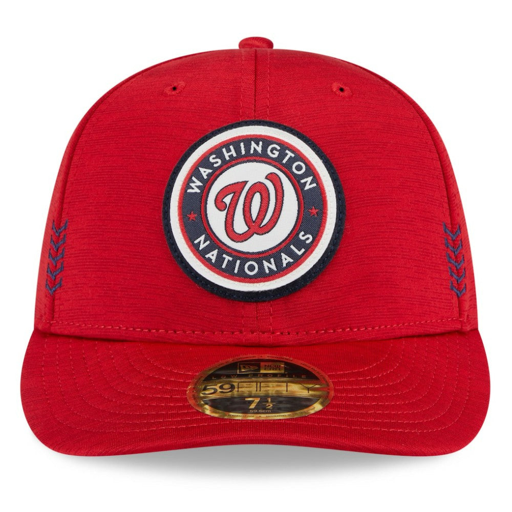Washington Nationals 2024 Clubhouse Low Profile 59FIFTY Fitted Hat - Red | New Era