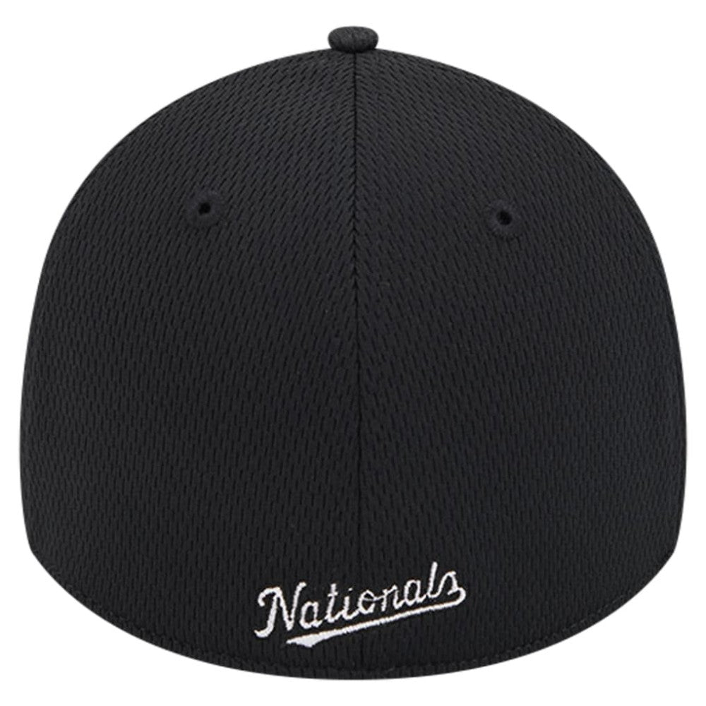 Washington Nationals Active Dash Mark 39THIRTY Flex Hat - Black | New Era