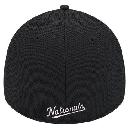 Washington Nationals Active Dash Mark 39THIRTY Flex Hat - Black | New Era