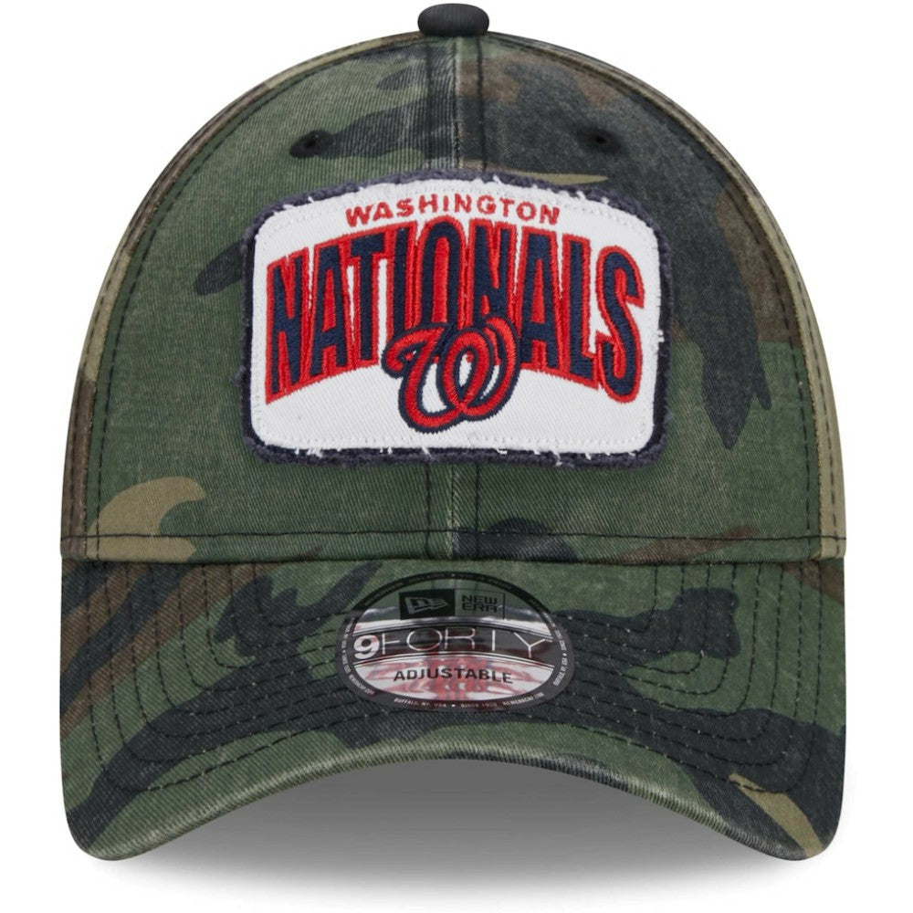 Washington Nationals Gameday 9FORTY Adjustable Hat - Camo | New Era