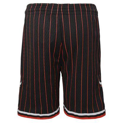 Chicago Bulls Youth Hardwood Classics Swingman Shorts - Black | Mitchell & Ness on sale
