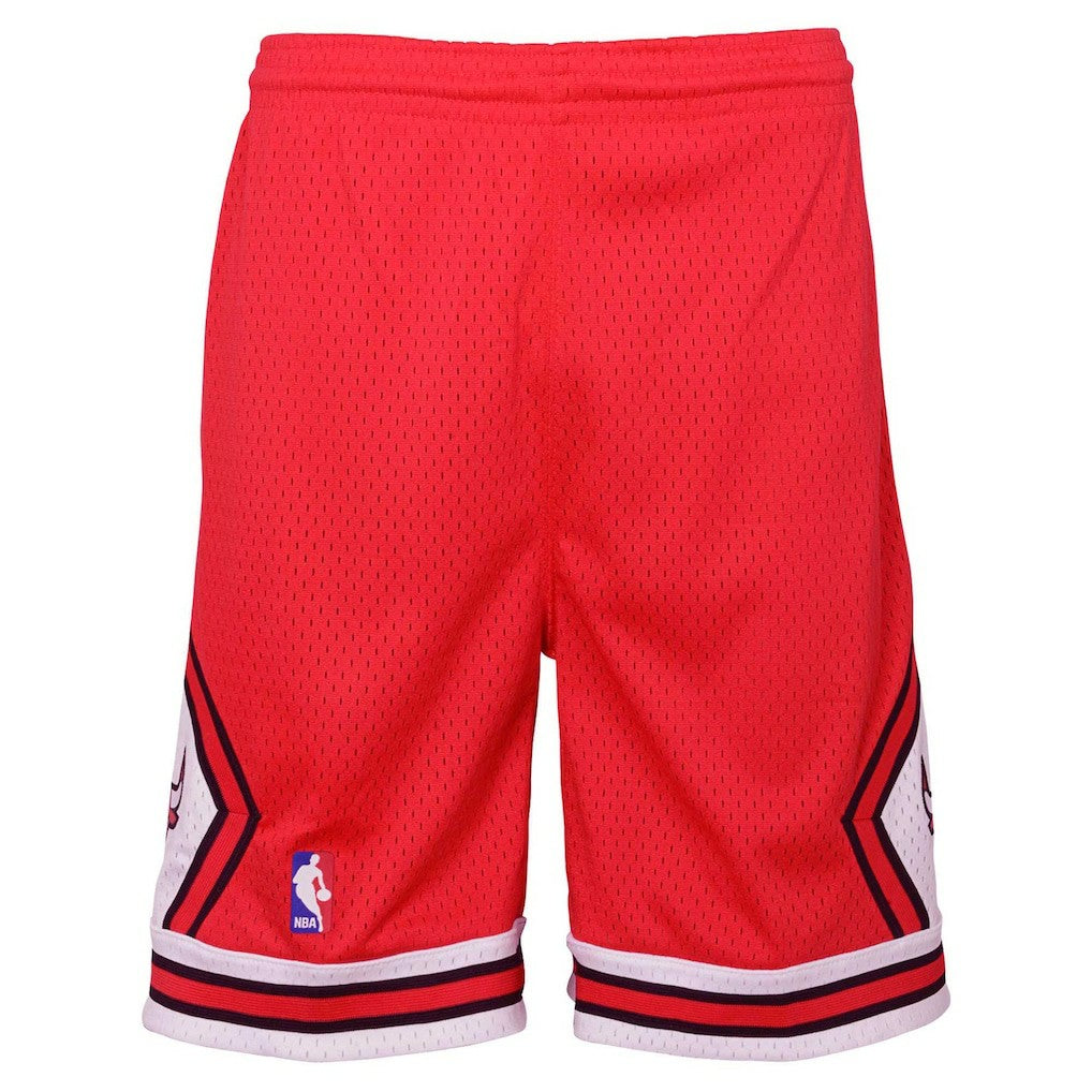 Chicago Bulls Youth Hardwood Classics Swingman Shorts - Red | Mitchell & Ness for sale