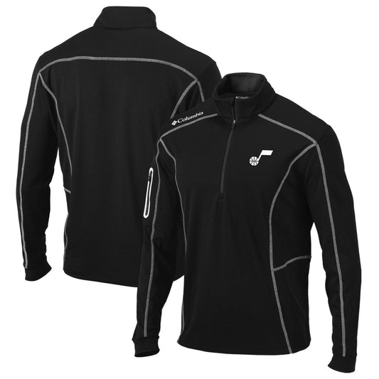 Utah Jazz Omni-Wick Shotgun Quarter-Zip Pullover Top - Black | Columbia shop