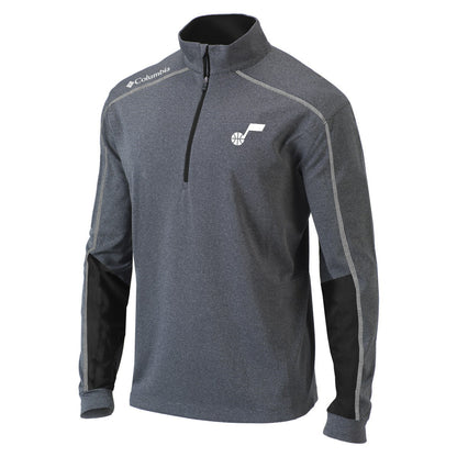 Utah Jazz Omni-Wick Shotgun 2.0 Quarter-Zip Pullover Top - Black | Columbia outlet