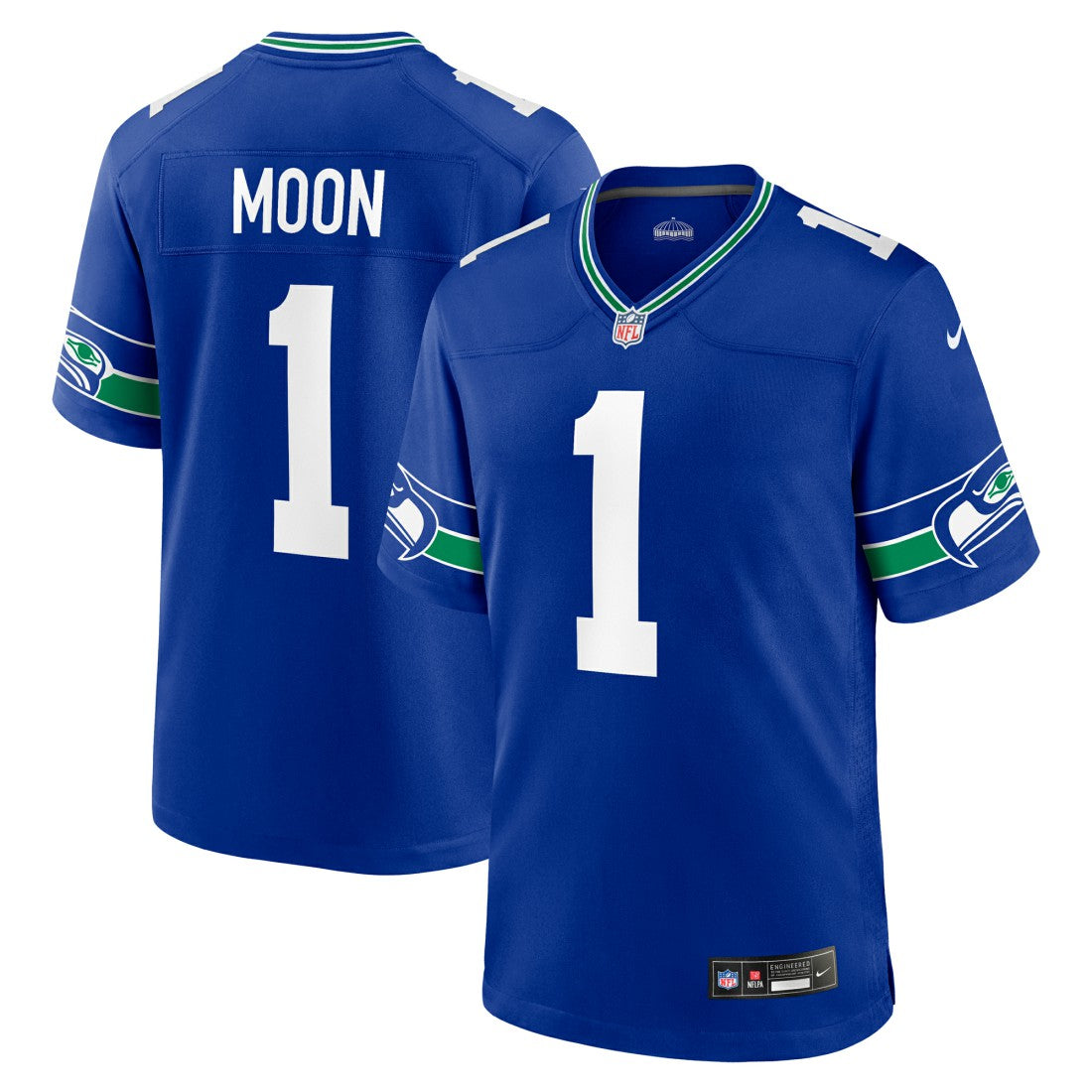 Warren Moon Seattle Seahawks Retired Player Alternate Game Jersey - Royal | Nike sale
