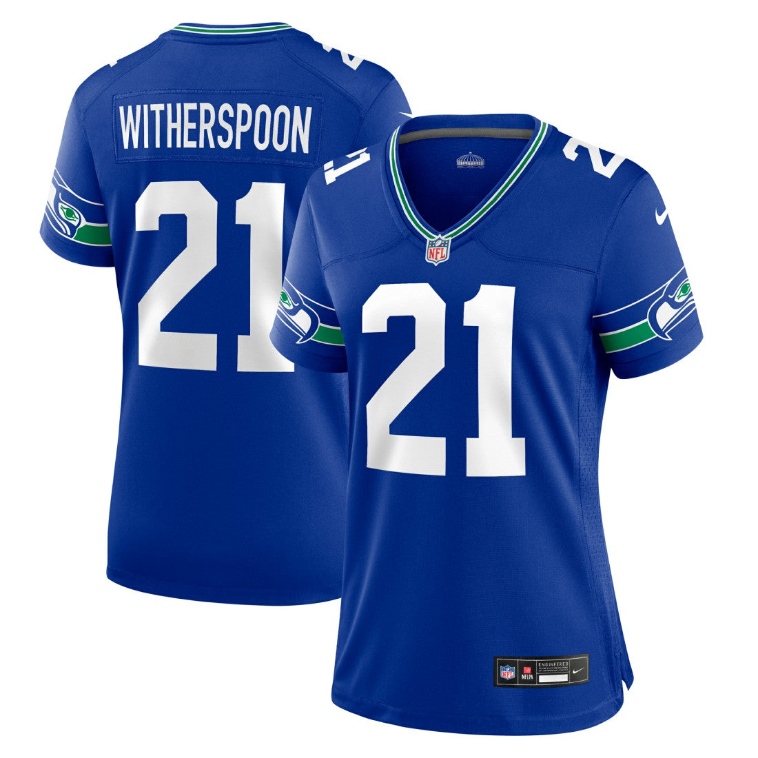 Devon Witherspoon Seattle Seahawks Women's Throwback Player Game Jersey - Royal | Nike on sale