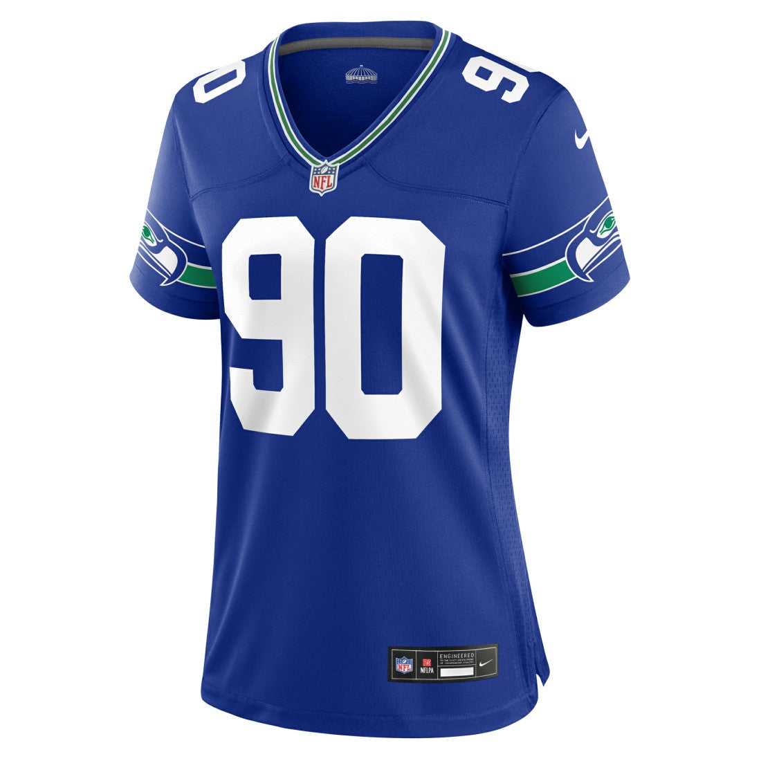 Jarran Reed Seattle Seahawks Women's Throwback Player Game Jersey - Royal | Nike outlet