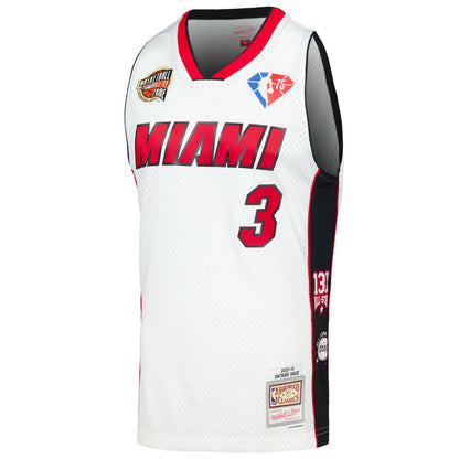 Dwyane Wade Miami Heat Unisex Hall of Fame Class of 2023 Throwback Swingman Jersey - White | Mitchell & Ness shop