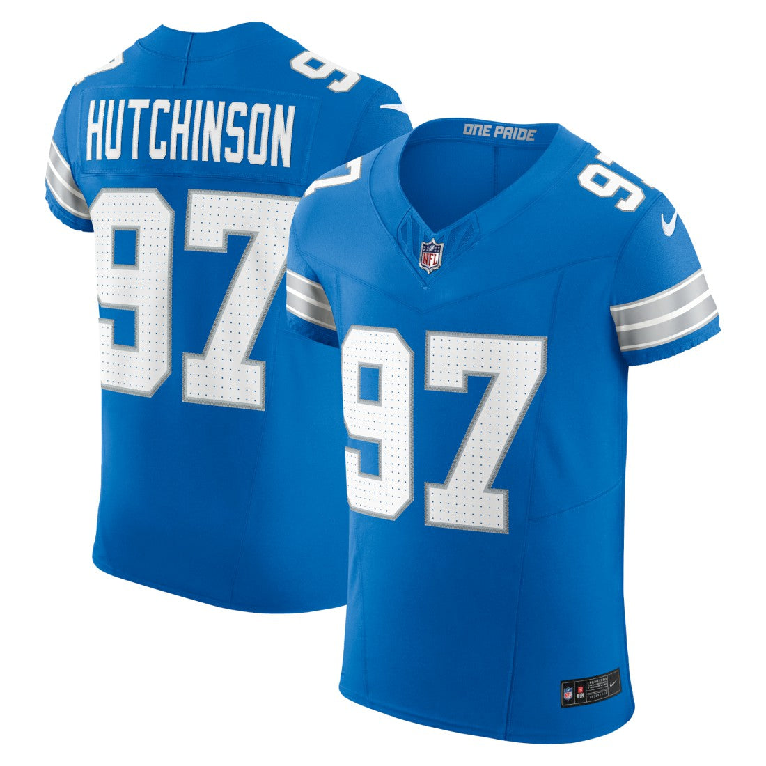 Aidan Hutchinson Detroit Lions Vapor F.U.S.E. Elite Jersey - Blue | Nike online