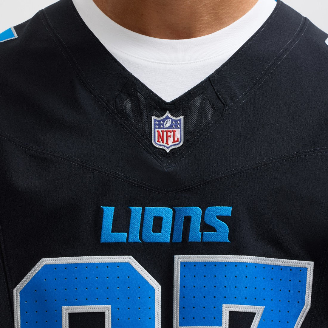 Aidan Hutchinson Detroit Lions Alternate Vapor F.U.S.E. Elite Jersey - Black | Nike on sale