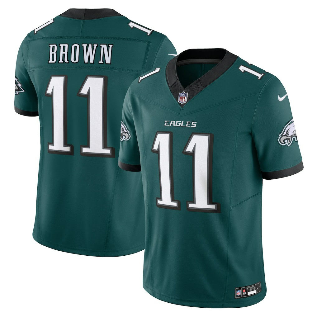 A.J. Brown Philadelphia Eagles Vapor F.U.S.E. Limited Jersey - Midnight Green | Nike discount