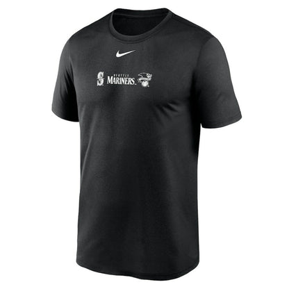Seattle Mariners Fashion Over Shoulder Logo Legend T-Shirt - Black | Nike
