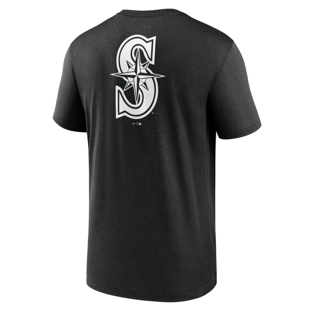 Seattle Mariners Fashion Over Shoulder Logo Legend T-Shirt - Black | Nike