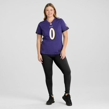 Roquan Smith Baltimore Ravens Women's Team Game Jersey - Purple | Nike cheap
