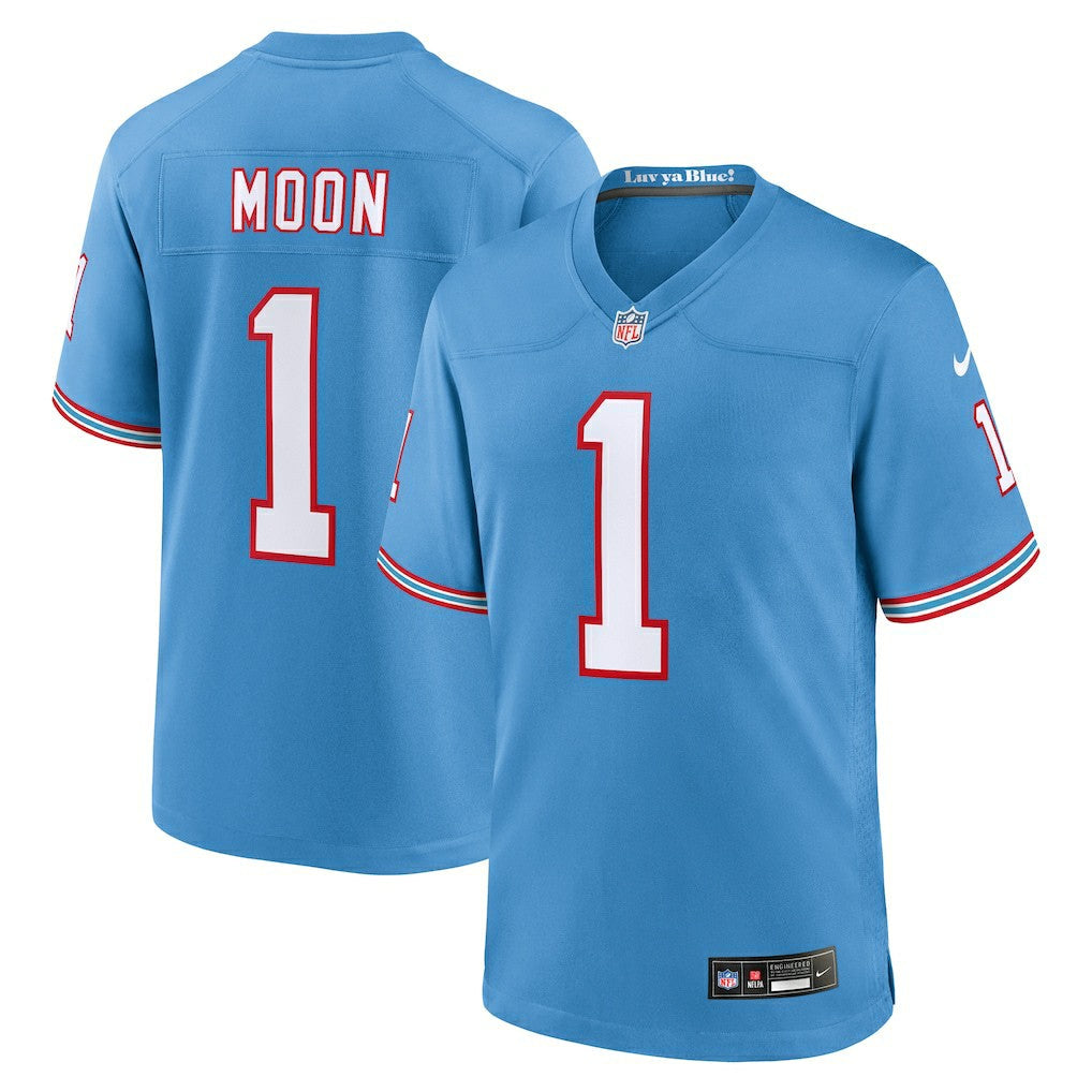 Warren Moon Tennessee Titans Retired Player Alternate Game Jersey - Light Blue | Nike sale