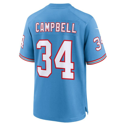 Earl Campbell Tennessee Titans Retired Player Alternate Game Jersey - Light Blue | Nike sale