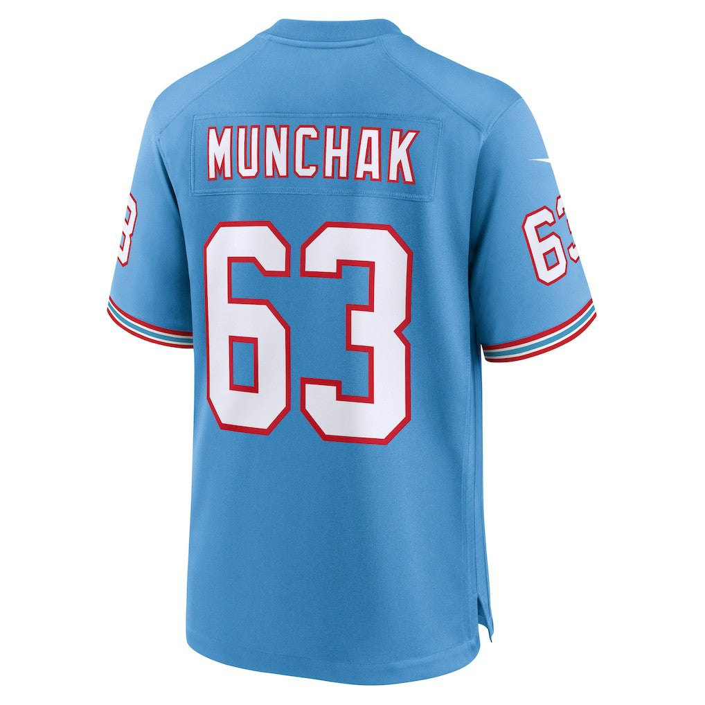Mike Munchak Tennessee Titans Retired Player Alternate Game Jersey - Light Blue | Nike outlet