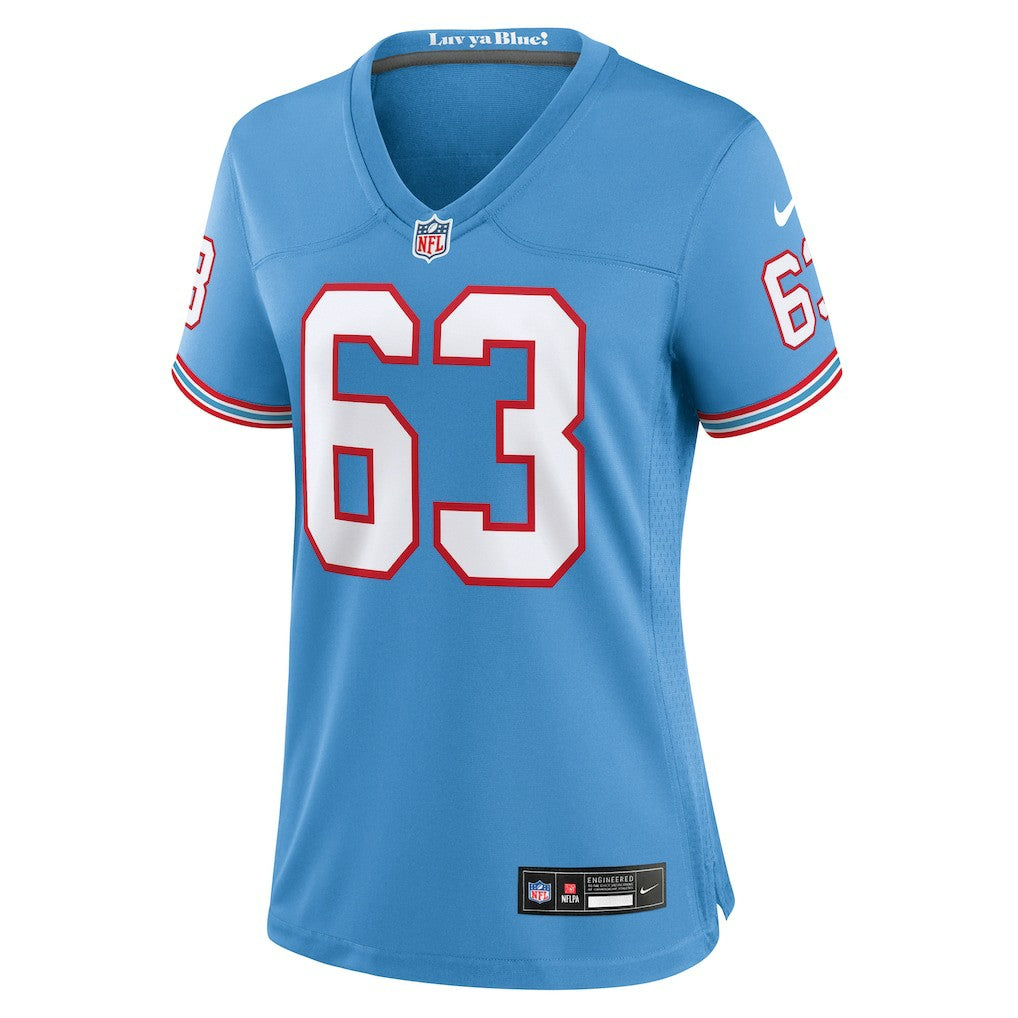 Mike Munchak Tennessee Titans Women's Oilers Throwback Retired Player Game Jersey - Light Blue | Nike sale
