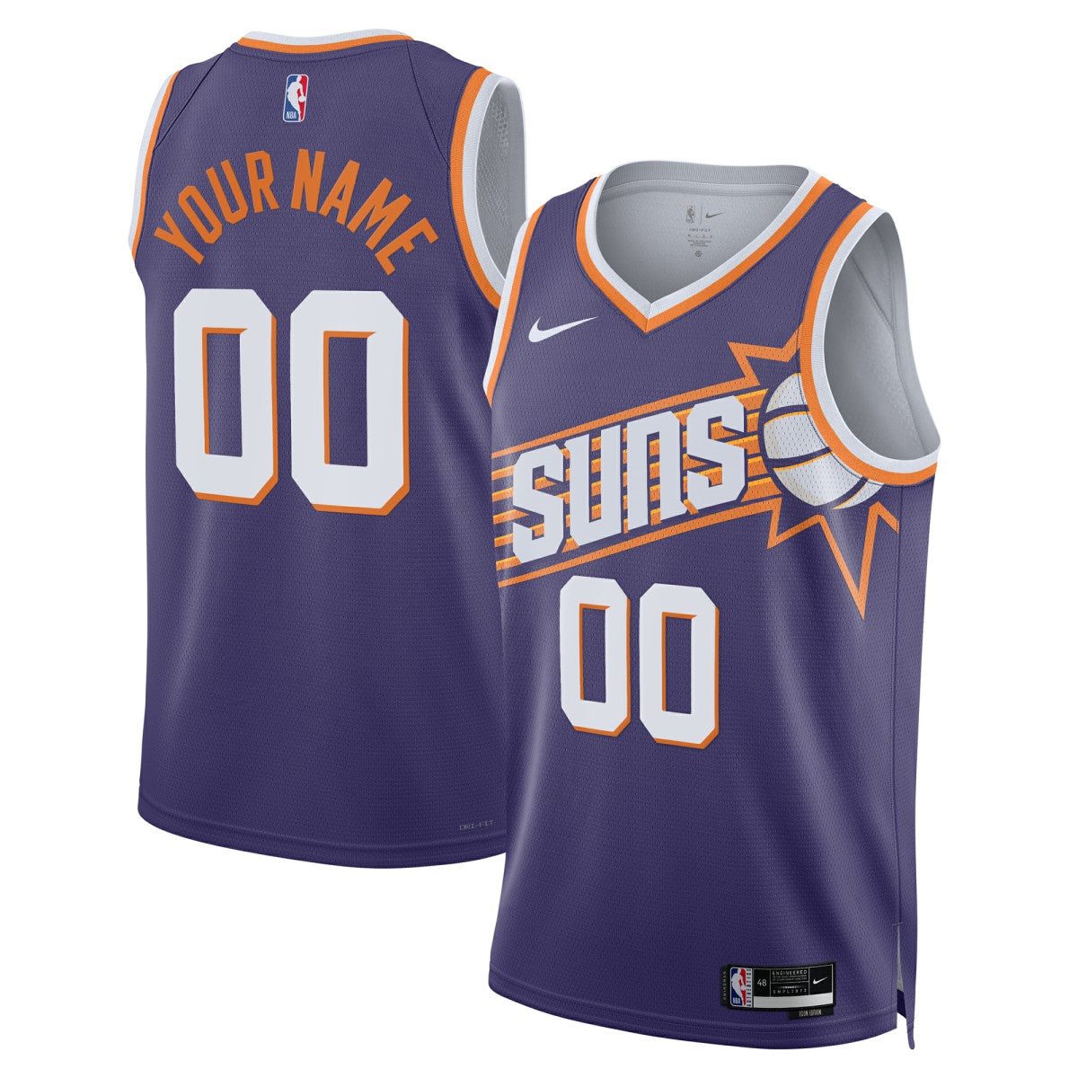 Phoenix Suns Unisex Swingman Custom Jersey - Purple - Icon Edition | Nike shop