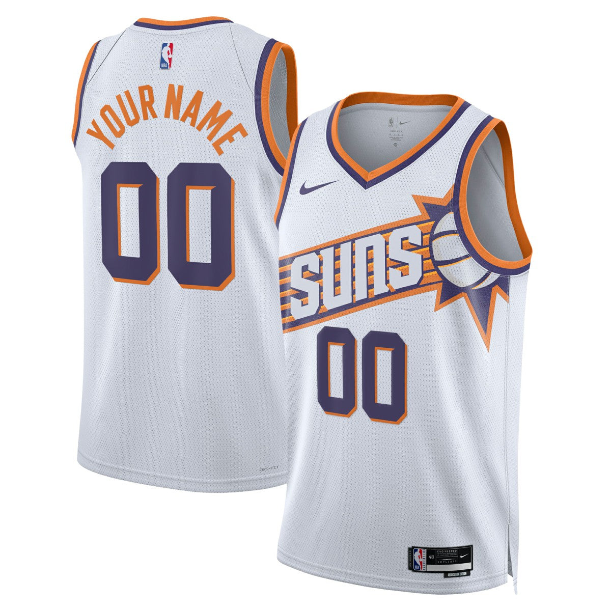 Phoenix Suns Unisex Swingman Custom Jersey - White - Association Edition | Nike sale
