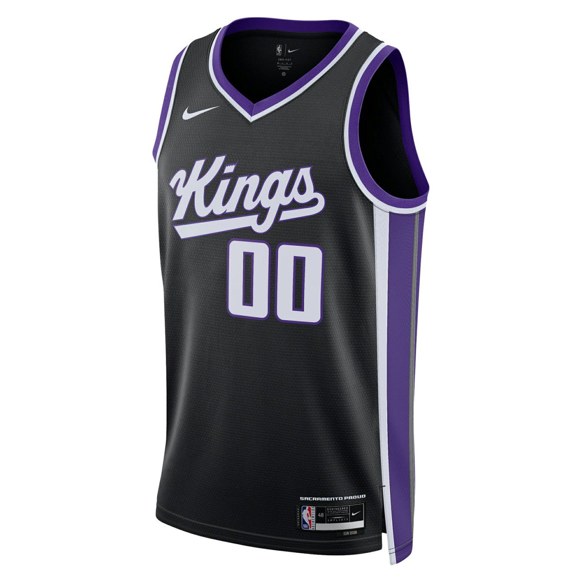 Sacramento Kings Unisex Swingman Custom Jersey - Icon Edition - Black | Nike on sale