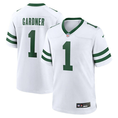 Ahmad Sauce Gardner New York Jets Game Jersey - Legacy White | Nike for sale