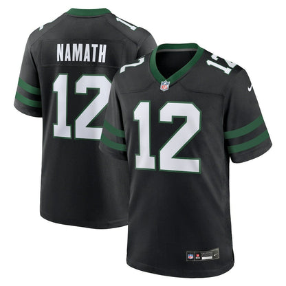 Joe Namath New York Jets Alternate Retired Player Game Jersey - Legacy Black | Nike online