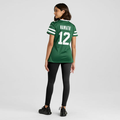 Joe Namath New York Jets Women's Retired Player Game Jersey - Legacy Green | Nike cheap