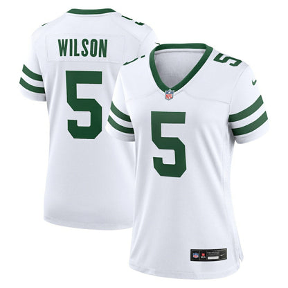 Garrett Wilson New York Jets Women's Game Jersey - Legacy White | Nike for sale