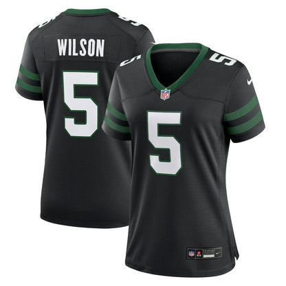 Garrett Wilson New York Jets Women's Alternate Game Jersey - Legacy Black | Nike outlet