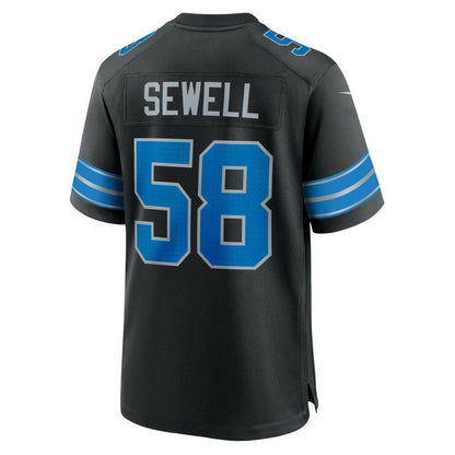Penei Sewell Detroit Lions 2nd Alternate Game Jersey - Black | Nike online
