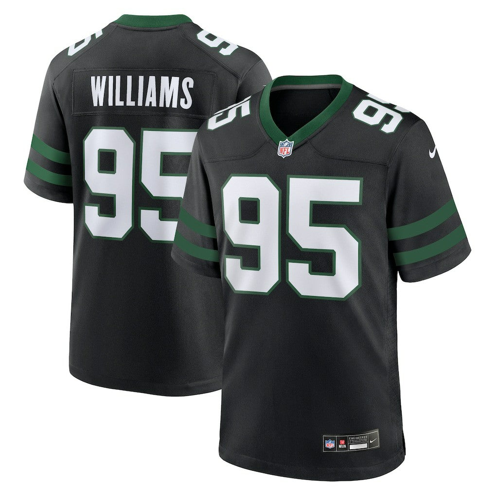 Quinnen Williams New York Jets Alternate Game Jersey - Legacy Black | Nike for sale