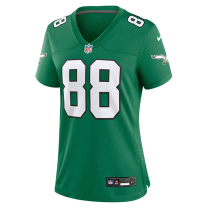 Dallas Goedert Philadelphia Eagles Women's Alternate Game Jersey - Kelly Green | Nike on sale