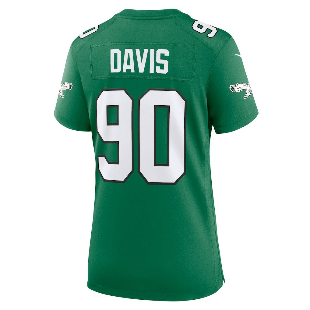 Jordan Davis Philadelphia Eagles Women's Alternate Game Jersey - Kelly Green | Nike discount