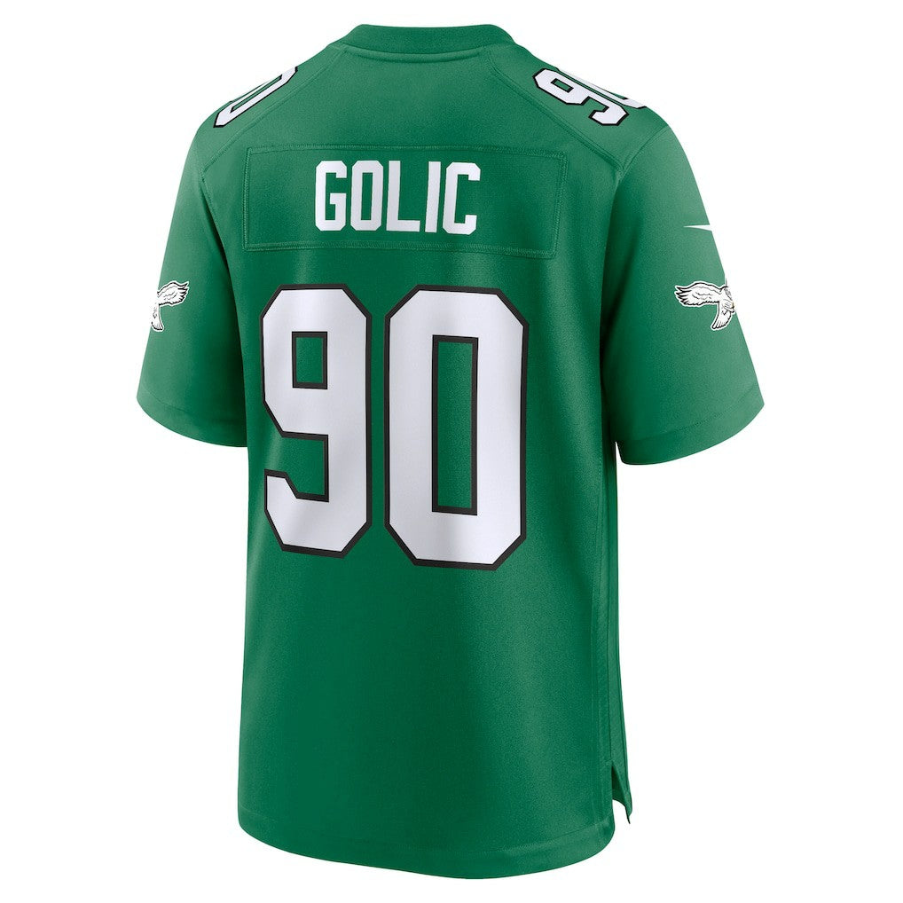 Mike Golic Philadelphia Eagles Retired Player Alternate Game Jersey - Kelly Green | Nike discount