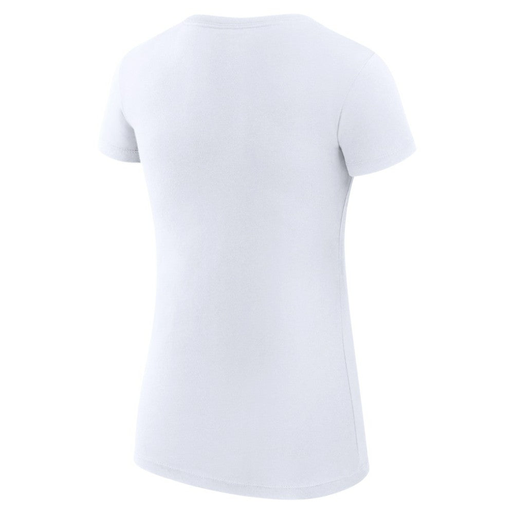 Pittsburgh Pirates G-III 4Her by Carl Banks Women's Super-Slim Fit Lightweight Filigree Team T-Shirt - White