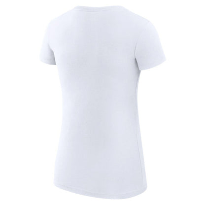 San Diego Padres G-III 4Her by Carl Banks Women's Super-Slim Fit Lightweight Team Graphic T-Shirt - White