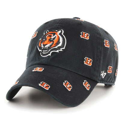 Cincinnati Bengals '47 Confetti Clean Up Adjustable Hat - Black discount
