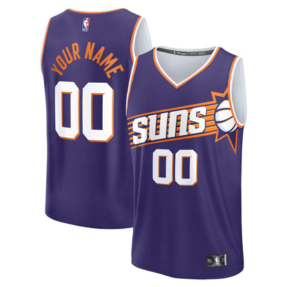 Phoenix Suns Fast Break Custom Jersey - Icon Edition - Purple | Fanatics outlet