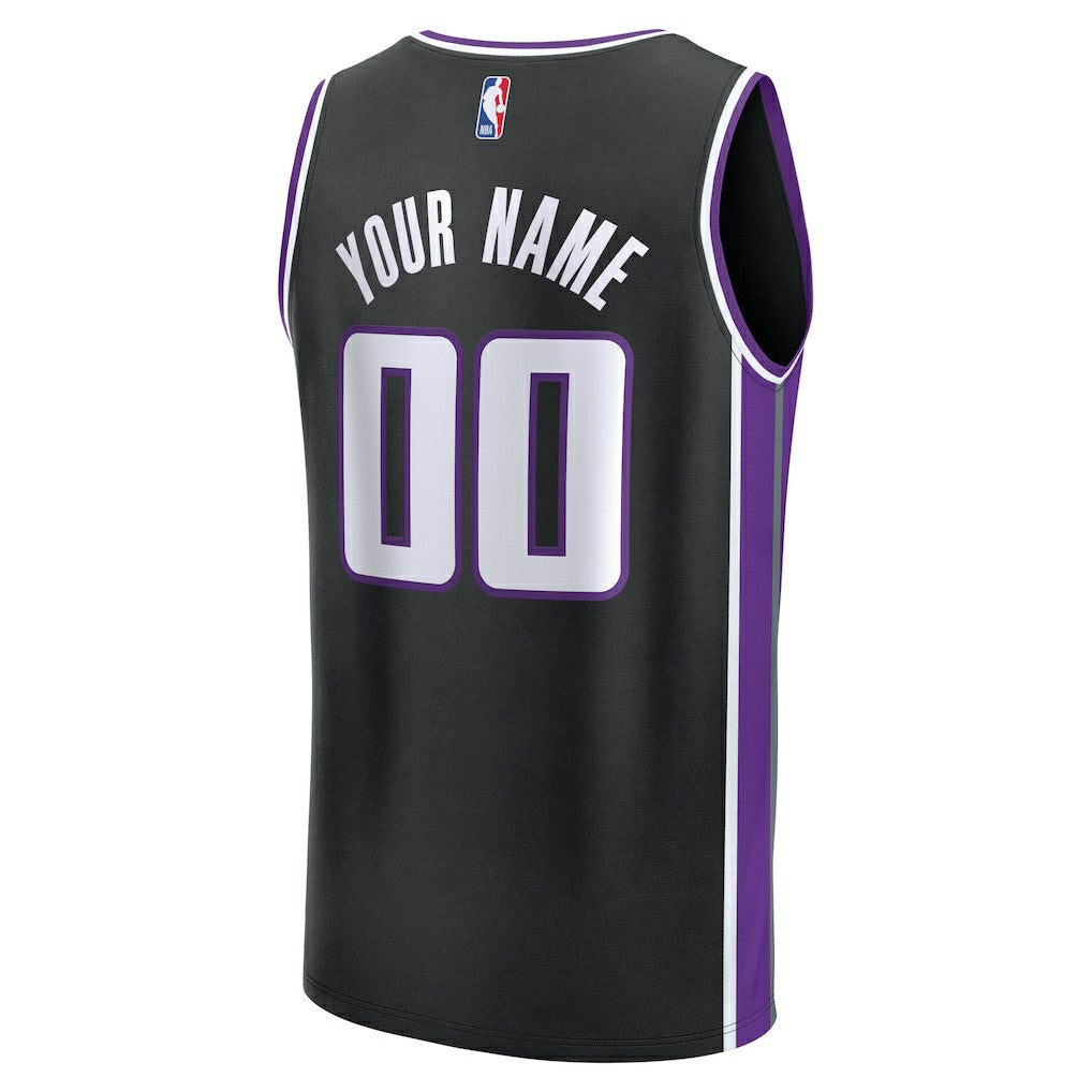 Sacramento Kings Fast Break Custom Jersey - Icon Edition - Black | Fanatics cheap