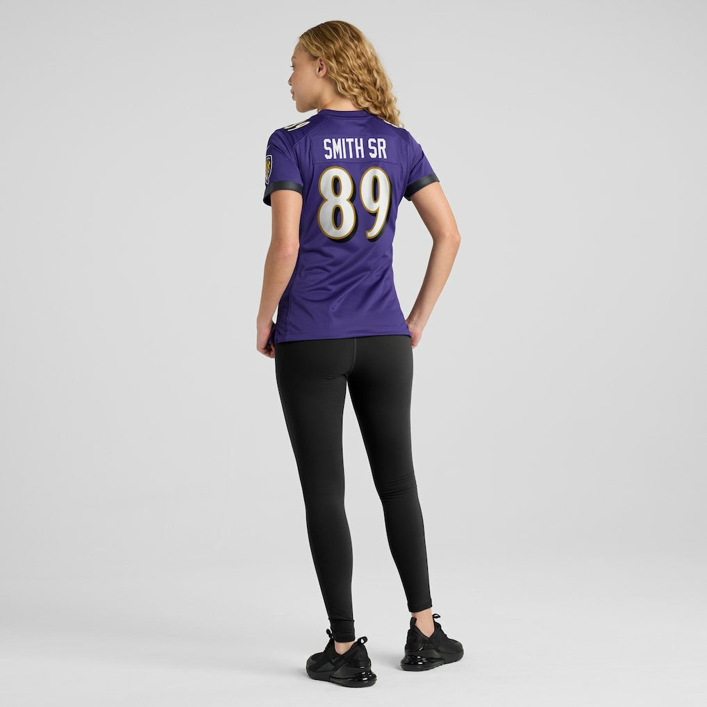 Steve Smith Sr. Baltimore Ravens Women's Retired Player Game Jersey - Purple | Nike cheap
