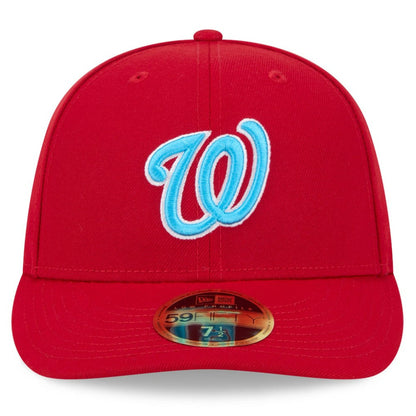 Washington Nationals 2024 Father's Day Low Profile 59FIFTY Fitted Hat - Red | New Era