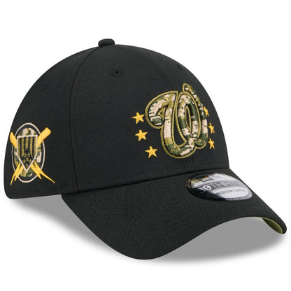 Washington Nationals 2024 Armed Forces Day 39THIRTY Flex Hat - Black | New Era